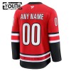 Carolina Hurricanes tröja Customized Anniversary Fanatics Premium Röd Tredje - NHL Tröjor Barn